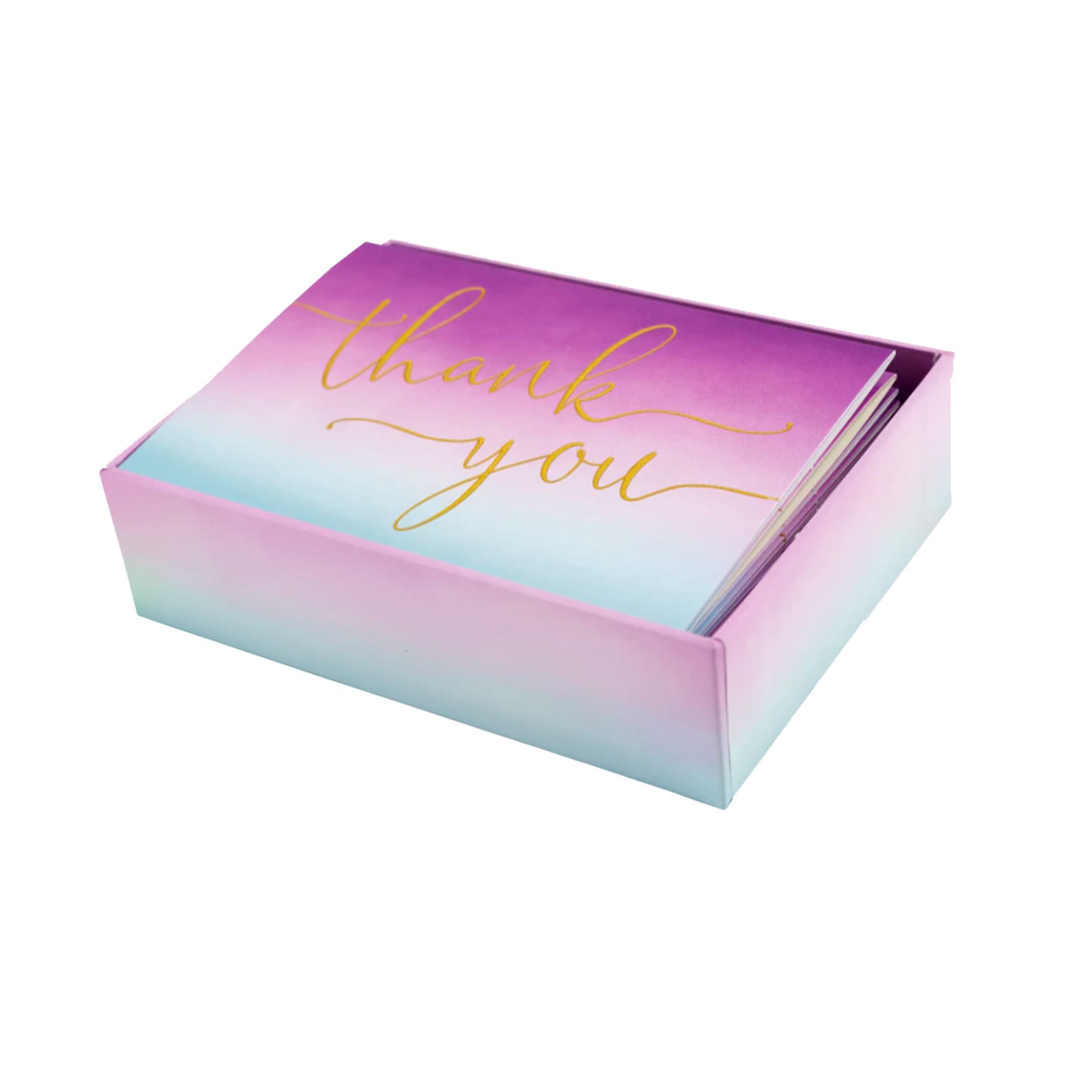 Thank You Card | Boxed Set | Amethyst | Peter Pauper