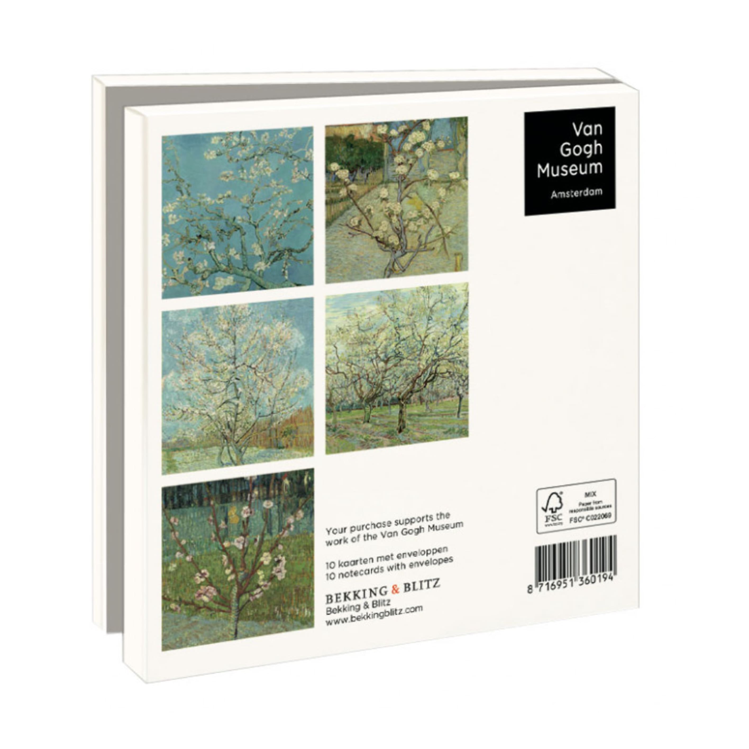 All Occasion Card | Wallet Card Set  | Square | Blossom Van Gogh | Bekking & Blitz