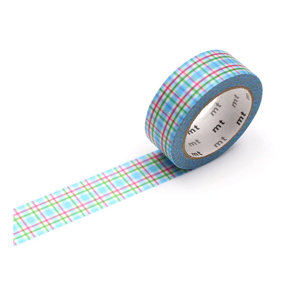 Washi Tape | Colourful Checkered Blue | Masking Tape MT