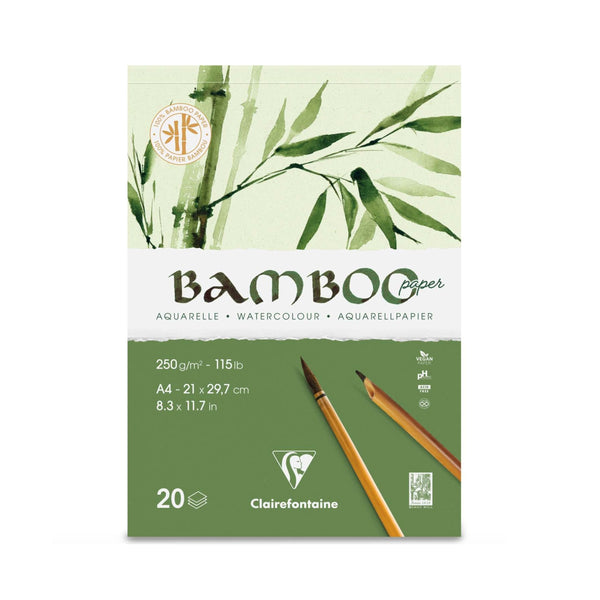 Art Pad | Bamboo Watercolour Pad | Clairefontaine | 3 SIZE OPTIONS AVAILABLE