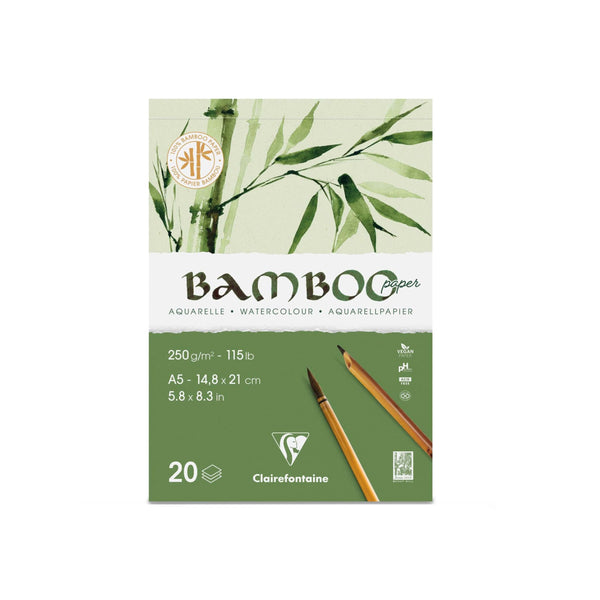 Art Pad | Bamboo Watercolour Pad | Clairefontaine | 3 SIZE OPTIONS AVAILABLE