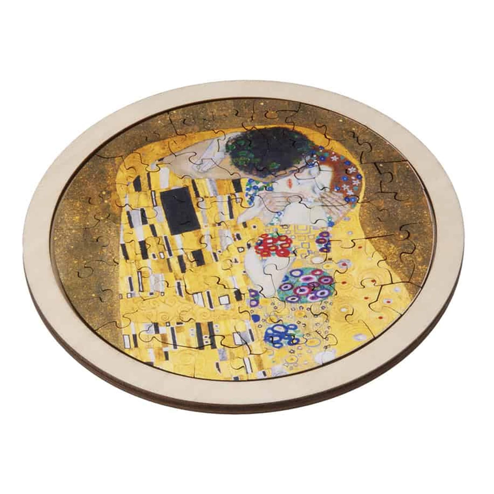 Jigsaw Puzzle | Wooden Puzzle | Gustav Klimt | The Kiss | Fridolin