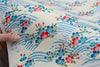 Japanese Paper | Chiyogami | Waves and Flowers | Blue and Red | Ch881