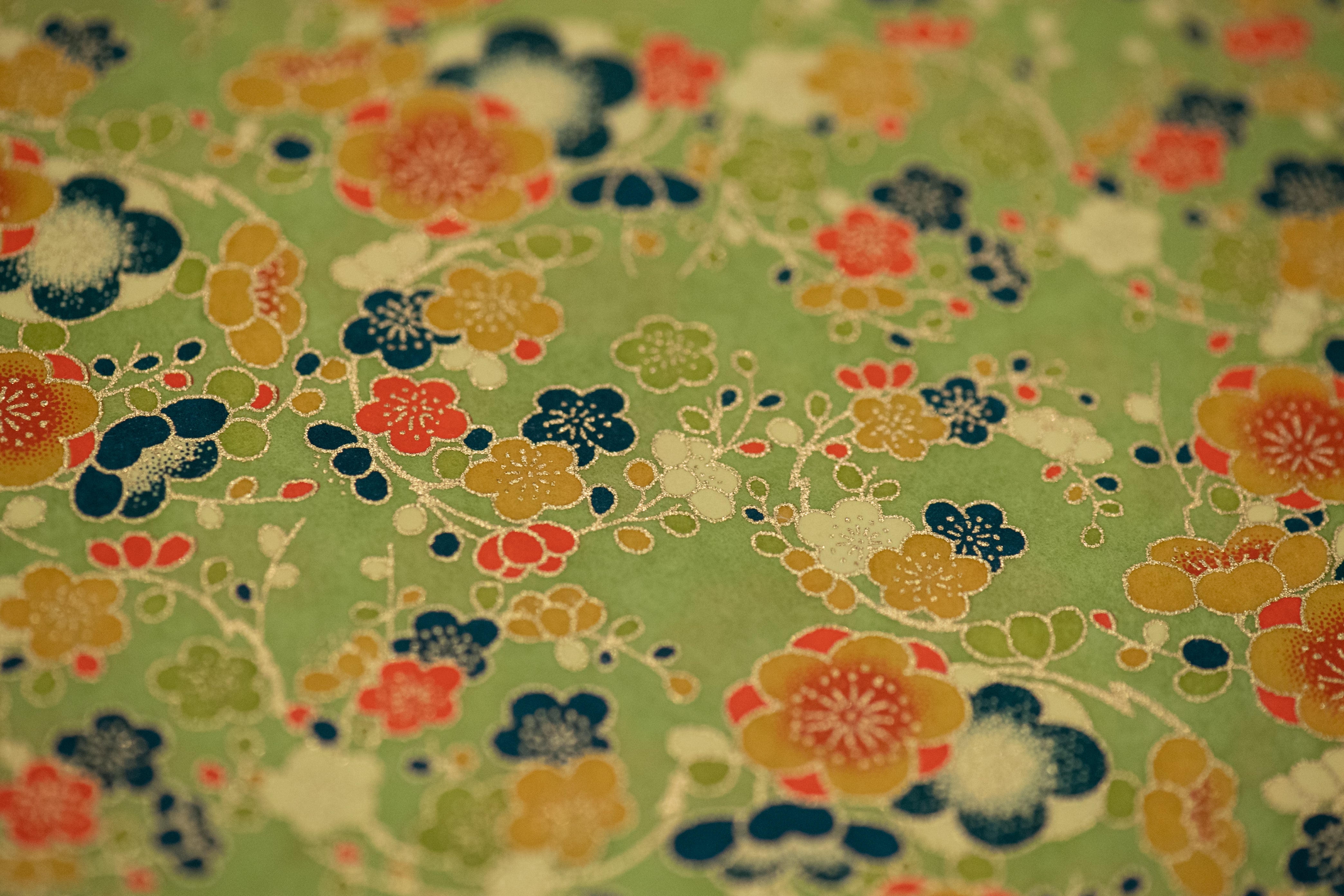 Japanese Paper | Chiyogami | Ume | Soft Green | Ch091