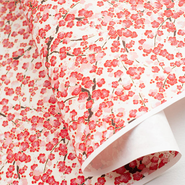 Japanese Paper | Chiyogami | Spring Cherry Blossom | Ch192 | 3 COLOURS