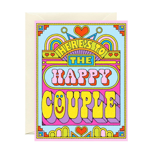 Wedding Card | Happy Couple | Red Cap Cards