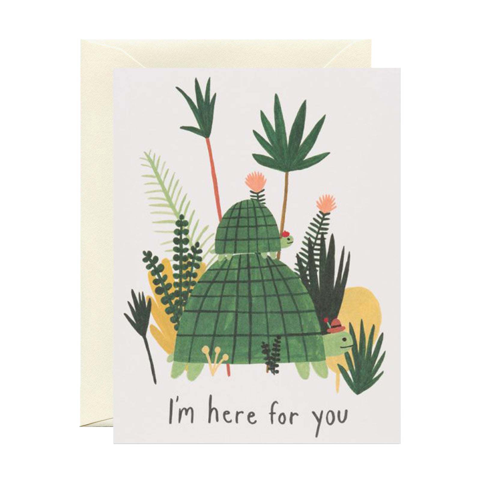 Sympathy and Thinking of You Card | Here For You Turtles | Red Cap Cards